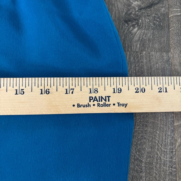 Vintage Pape’ll Too Elegant Teal Women's Dress 100% Silk size 6 - Picture 14 of 16